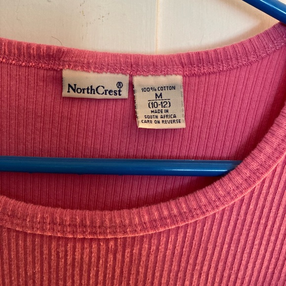 Pink Ribbed T-shirt - Picture 2 of 3